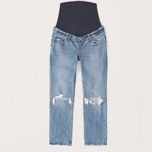❤️ ABERCROMBIE & FITCH ANKLE STRAIGHT MATERNITY JEANS, 0 (25) MATERNITY